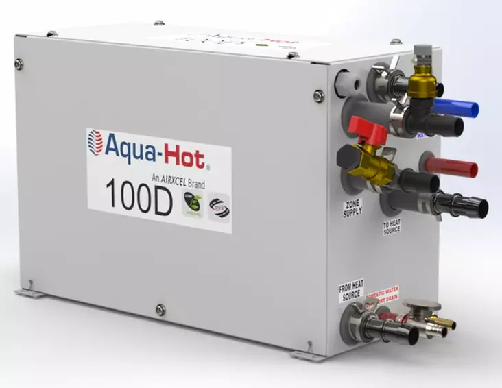 AquaHot nestekiertolämmitys AHE-100-DE1 - Agua-Hot kaasu 6 kkw sähkö 1,8 Kw - 9957881 - 1