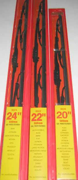 Tuulilasinpyyhkijän sulka 22" /600 mm. 1 kpl. - Varaosaluettelo ja muut tuotteet. - 6417196666912 - 1