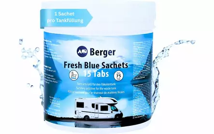 Berger Fresh Blue -pussit Saniteettilisä - WC-nesteet. pussit ja muut aineet - 405842-02 - 2