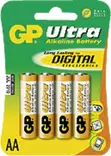 Paristo AA GP- Ultra Alkaline 1.5 V sormiparisto 4 kpl - Akut, lyijy. AMG,Geeli,Litium/ paristot - 9934052 - 2