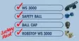 WS 3000 Robstop WS Safety Ball kitkavetopääsarja - Turva- ja lukituslaitteet - 9981002 - 4