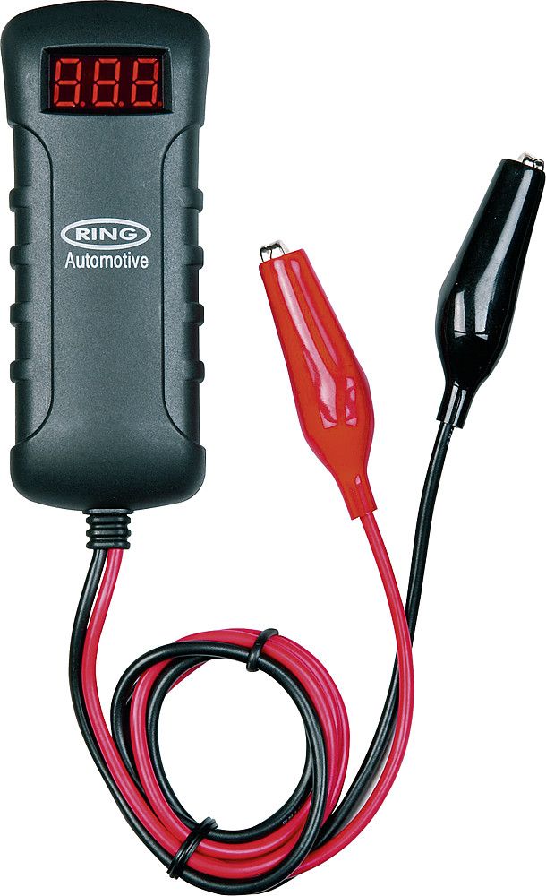 Akku-testeri. DIGITAALI näytöllä. johdojen pituus 90 cm. 12 ja 24 voltin akuille - Mittarit ja asennustarvikkeet - 9975002 - 2