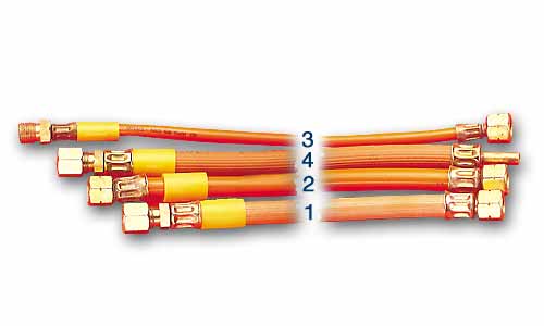 Kaasuletku 40 cm 1/4 " vasen kierre SRV 10 mm - Trumatic lämmittimet - 9955352 - 1