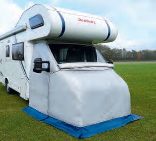 Ohjaamon talvipeitto täyskorkea 2-osainen. WIGO Fiat Ducato - Ikkunan lämpösuojat ja väliverhot - 9965992 - 1