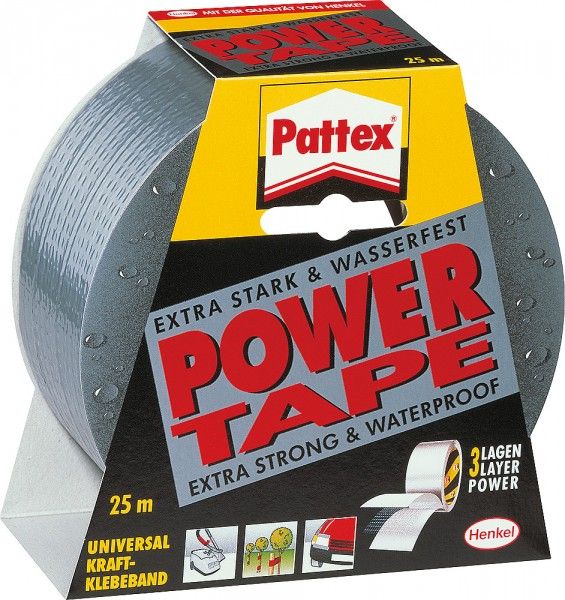 PowerTape Pattex silber - Liimat, massat,ilmankuivaus - 9946222 - 1