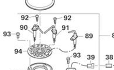 Sytytyskärkisarja C3402 / C4002 / C6002 / C6002EH. Kuvassa numerot 79, 80 ja 81. - Truma C3402- 4002-6002CH varaosat - 34020-00242 - 1