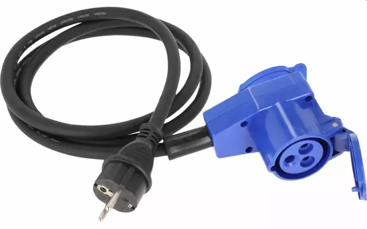 Berger-adapterikaapeli CEE-kulmakytkin - 230V Kaapelit, adapterit, kelat - 863342 - 1