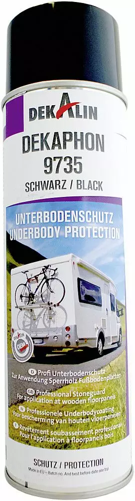 DECAPHON 9735 black 500 ml Alustasuoja Sprey. - Liimat, massat,ilmankuivaus - 9944012 - 2