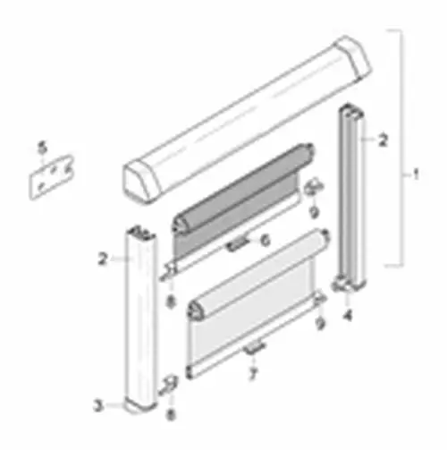 LMC combi rollo 970x610 / 900 x 520 cm - Kasetti- ja rullaverhot + osat - 2529092 - 1