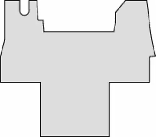 Nonwoven carpet anthracite ohjaamoon - Lämpöverhot ja lattiamatot - 9917302 - 1