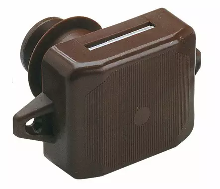 Kaapinlukko läpipainonupilla ruskea. - Lukot - 9946683 - 2