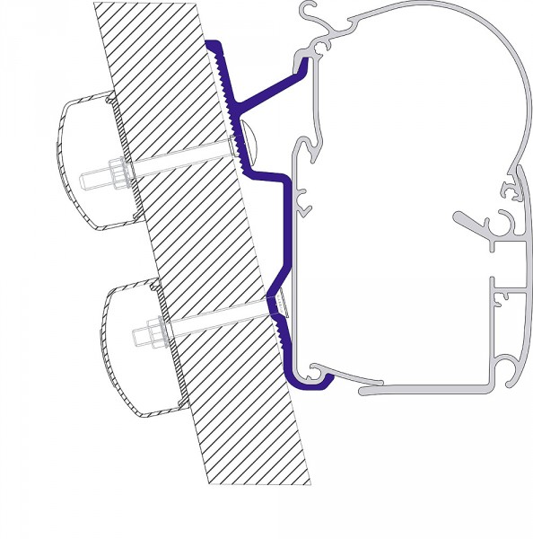Adapterkit 4-osaa. - Telttojen varaosat ja varusteet - 9984333 - 1