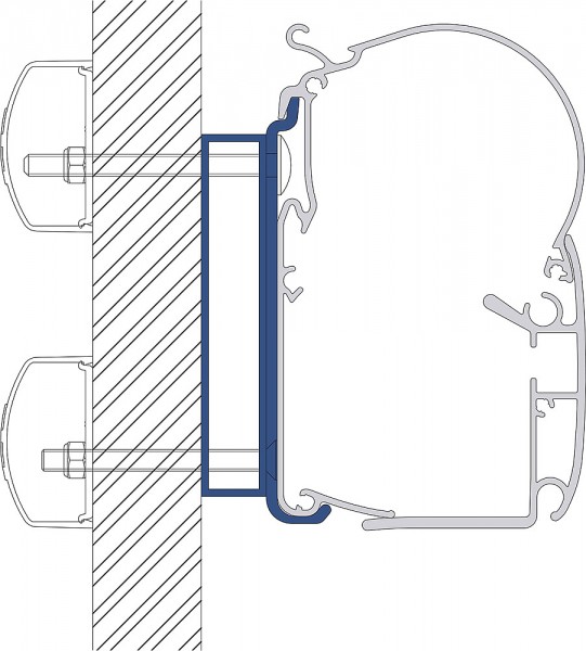 Adapter seinämarkise - Telttojen varaosat ja varusteet - 9984323 - 1
