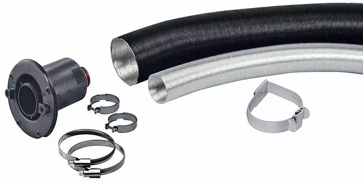 Combi pakopsarja seinäläpiviennillä - Lämmittimien pakosarjan osat - 9956523 - 2