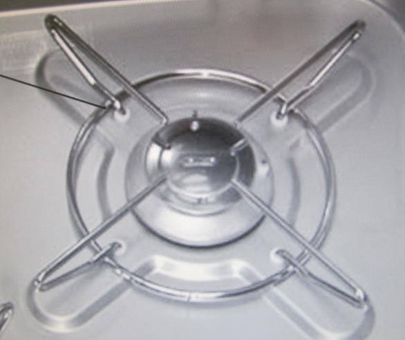 Dometic Gramer lieden 250 mm teräsritilä, Chrom. - Tiskialtaat lasikannella ja ilman roster - 9956323 - 1