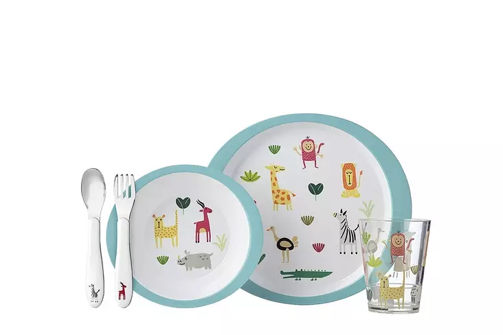 Lasten ruokailusarjal Bloom melamiinia - Ruoka- ja kahviastiat - 9955553 - 1