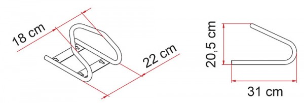 Moottooripyörän pyöräparkki remmein - Retkivarusteita ja rinkat - 9993693 - 1