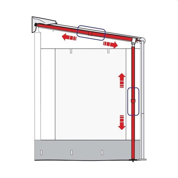 Rechter Stützfuß oikea tukijalka - Fiamman vara-osat - 9924753 - 1