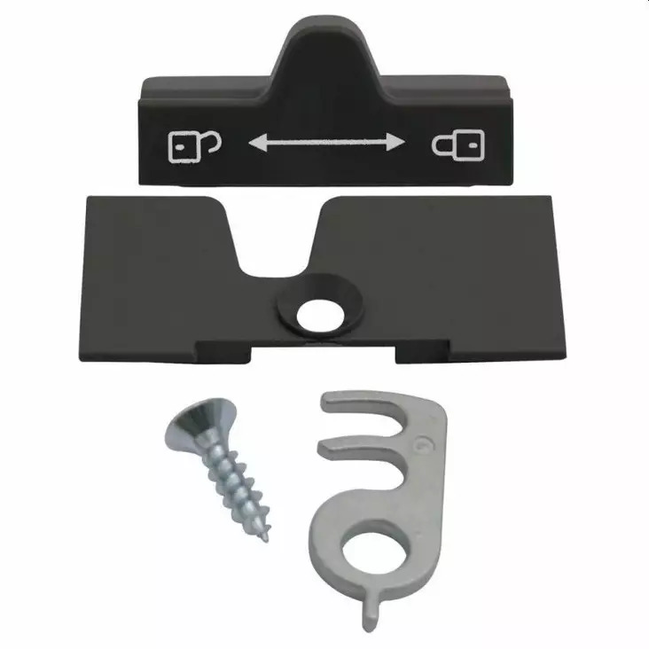 Türverriegelung anthrazit Dometic - Dometic jääkaappien varaosat - 9903373 - 1