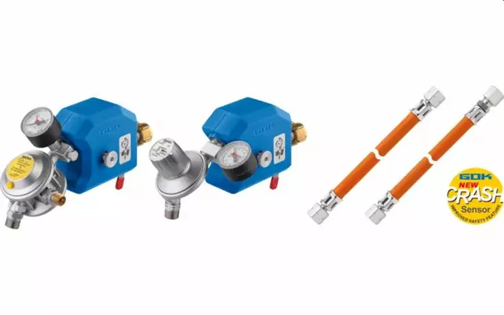 Kaasupullon automaattinen vaihto 30 mbar - Kaasupullonvaihtimet autom./ käsi - 429353 - 1