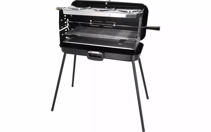 Laukkugrilli 3-liekkinen 30 mbar musta - Kaasu-uunit. grillit ja lämmittimet - 247033 - 1