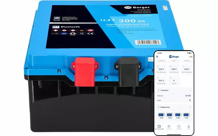 LiFePO4 Litium-istuimenalusakku Pro 300 - Litium + erikoisakut ja tarvikkeet - 696003 - 1