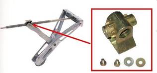 Metallspindelmutter d=20mm metallia Alko - Kiinnikkeet, luukut, tiivisteet - 9978214 - 2