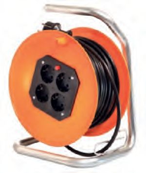 Double pipe reel m. 25 m - Johdot. liittimet, rasiat - 9975184 - 2