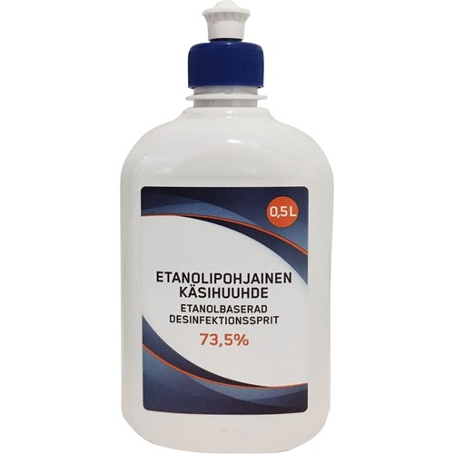 Käsidesi 0,5 L etanplpohjainen 73,5 % - Pesu-ja puhdistus - 350034 - 1