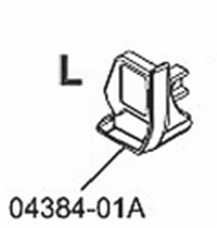 Päätykappale fiamma F45 markiisin etu-vasen kulma. - Fiamman vara-osat - 9957314 - 1