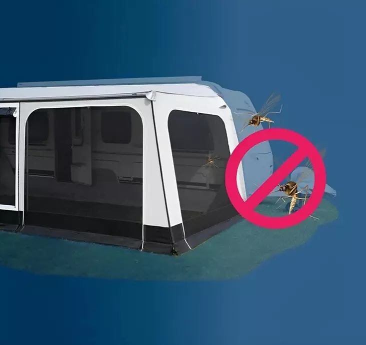 Mosquito elementti:hyttysverkko.ambiette - Vaunumarkiisiteltta  Wigo - 9971234 - 1