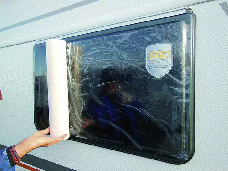 Ikkunan suojafolio rulla 50 cm x 30 m. - Ikkunan lämpösuojat ja väliverhot - 9993134 - 3