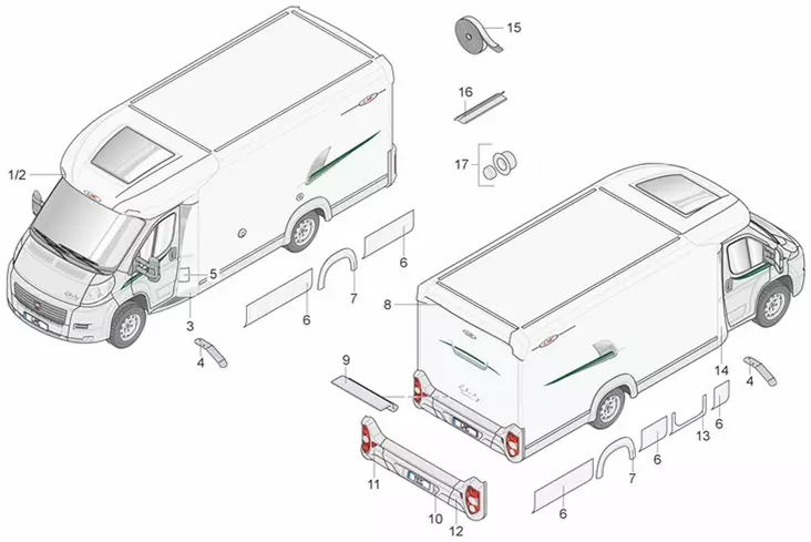 LMC Breezer Van V 643 vm. 2011 - Puskurit ja helmat - 309814 - 2