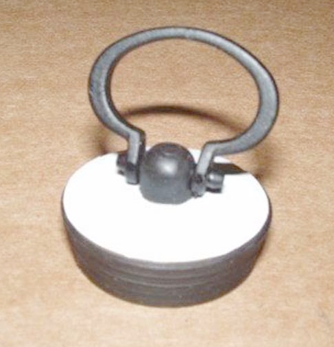 Viemarin tulppa 30 mm kumia metalli - Pesu-altaat - 52484 - 1