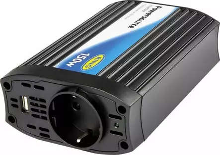 Inverter 150W, 2 Amp USB port 12 V - Invertterit - 9975135 - 1