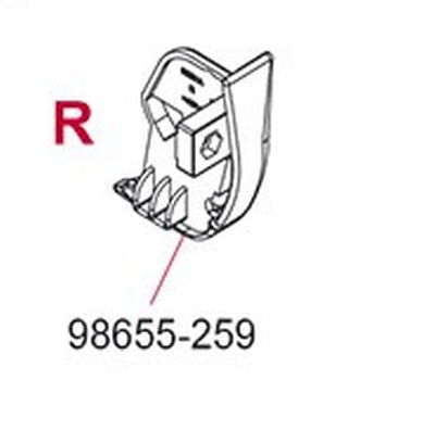 Etulevyn lukitus vasen - Fiamman vara-osat - 9909265 - 1