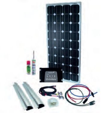 Aurinkovoimala Base Camp Two, täydellinen sarja.100 W - Aurinkokennopaketit - 9983775 - 1