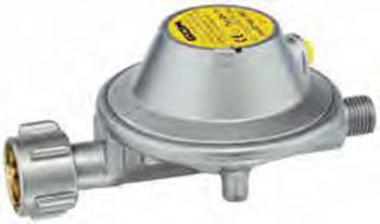 Kaasunpainesäädin EN71 1,2kg/h - Paineenalentimet säädettävät ja 500mbar - 9914515 - 1