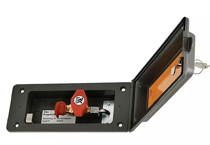 Kaasunulosottorasia pikaliittimellä ja lukolla. Reich. - Kaasurasiat - varusteet - 9994605 - 2