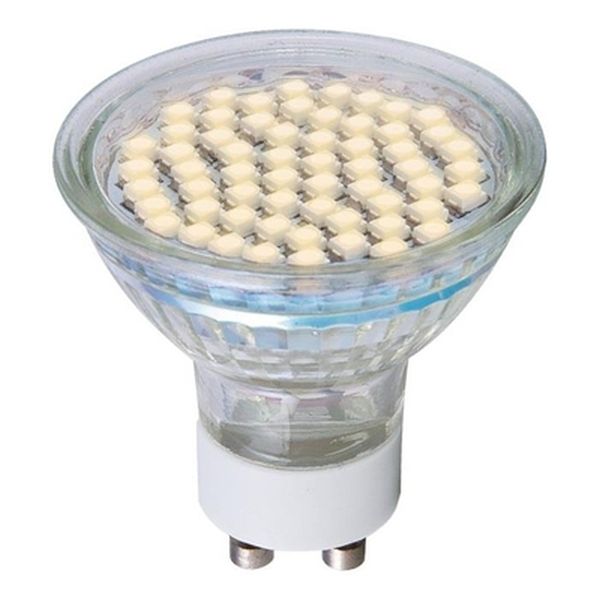 LED warm white GU10 60SMD - Led polttimot sisälle ja ulos - 9915585 - 1