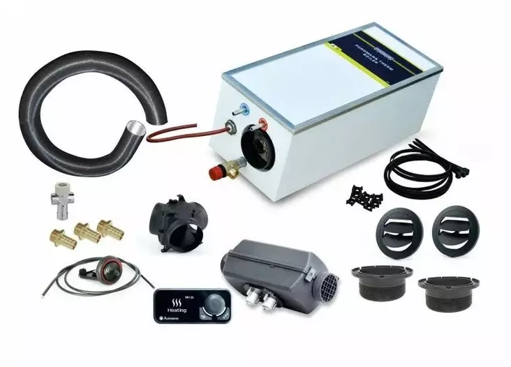 Lämminvesiboileri Pundman 6L12 V/200W - Sähköboilerit 12 V ja 230 V. - 596405 - 1