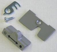 Oven liukusalpa harmaa taivut.Dometic - Dometic jääkaappien varaosat - E2412757-805 - 1