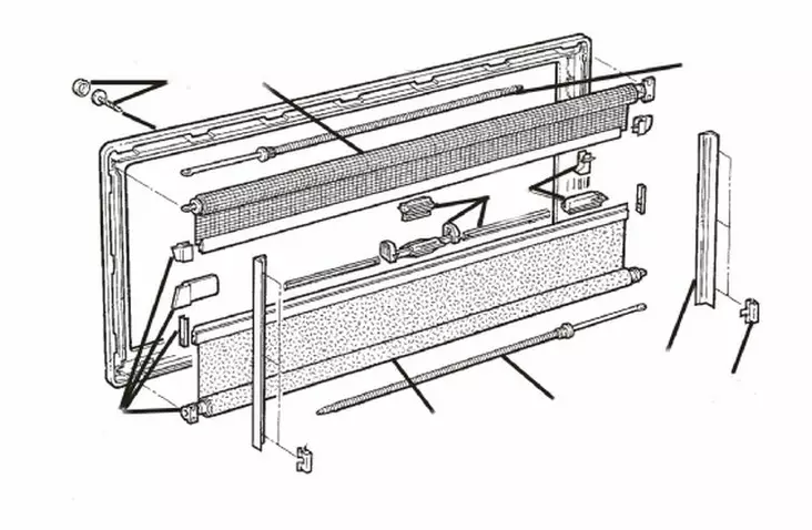 Rollo S3-S4 alu valkea 1300x600 mm VR0033 - Ikkunat, verhot ja osat - 9957145 - 1