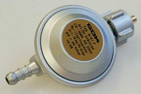 Säädin 30 mbar letkuistukalla gok - Paineen alentimet 30 mbar - A4101815 - 2