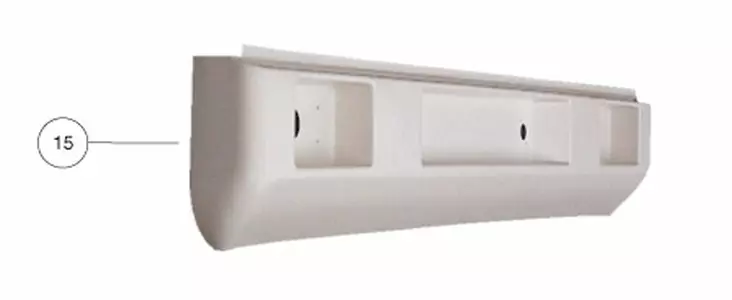 Takapuskurin keskiosa LMC-1997-98 Lib,Sport,Rotec ABC Weiss - Puskurit ja helmat - 22925 - 2