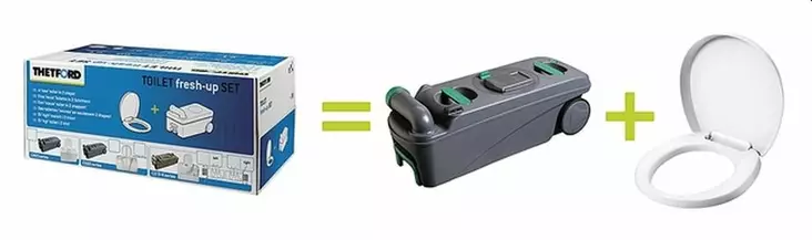 Thetford fresh-up set C400 uudistussarja - WC-varaosat ja tarvikkeet - 9932165 - 1