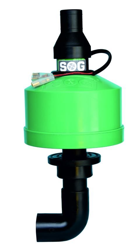 Toilettenentlüftung SOG lattivariantti - WC-ilmastointi+ jäte- ja vesiputket - 9976505 - 1