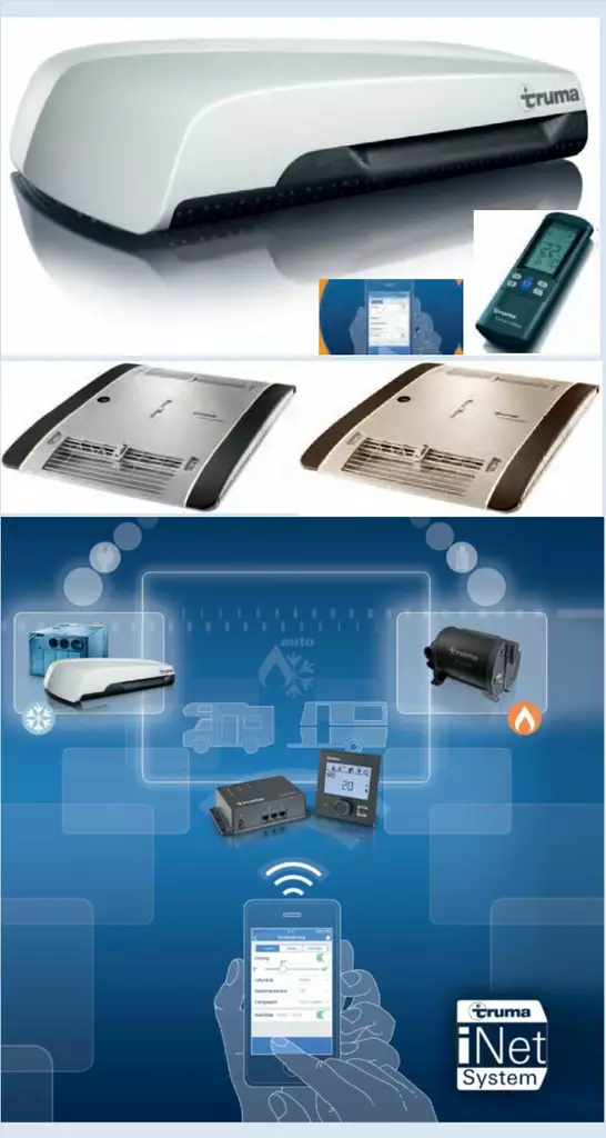 Truma Aventa Eco 1,7 Kw kylmää mukana sisäosa. - Ilmastointi + lämpöpumput - 9964135 - 1