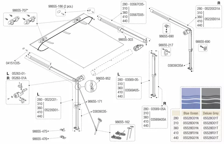 Tukitanko oikea tukijalalla - Varaosat ja lisävarusteet - 9915765 - 1