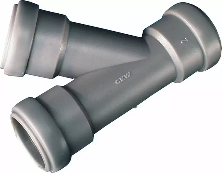 AW- pipe system 28 mm T unit 45° - Lattiakaivot ja putket - 9971105 - 2